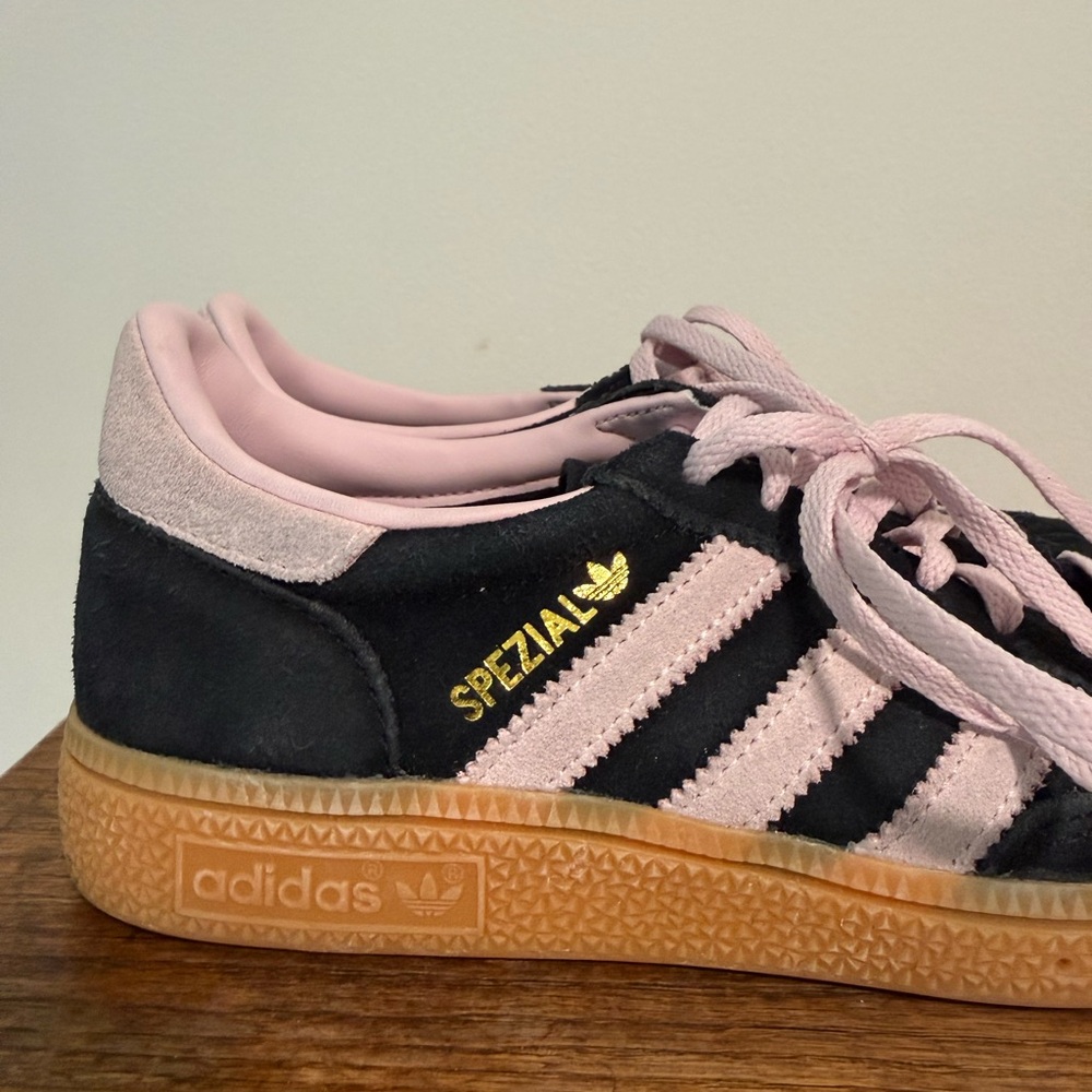 adidas Spezial Women's Black & Pink Suede Sneakers